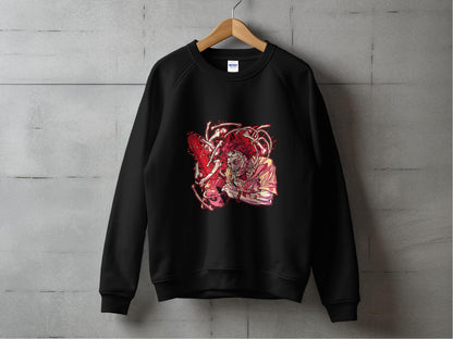 Vibrant Artistic Long Sleeve Graphic Sweatshirt product