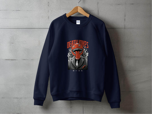 Death Jokes Scary Monster Graphic Artistic Sweater - Design & Vybe