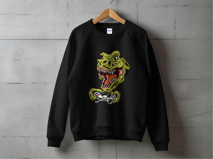 Dinosaur Gaming Graphic Design Sweater - Design & Vybe