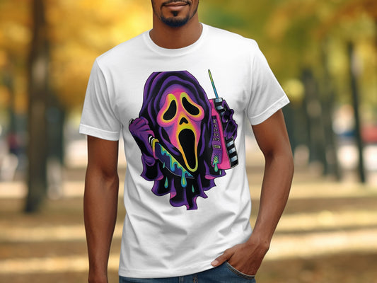 Cool Scream Face Short Sleeve T-Shirt product