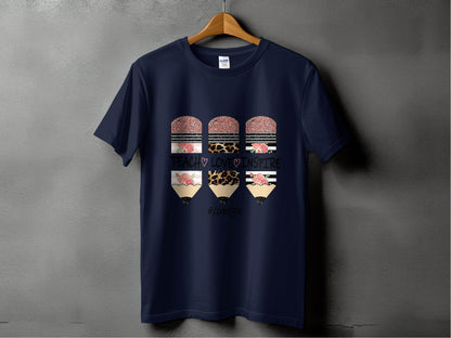 Teach Love Inspire Pencils for Teachers AideLife T-Shirt - Design & Vybe