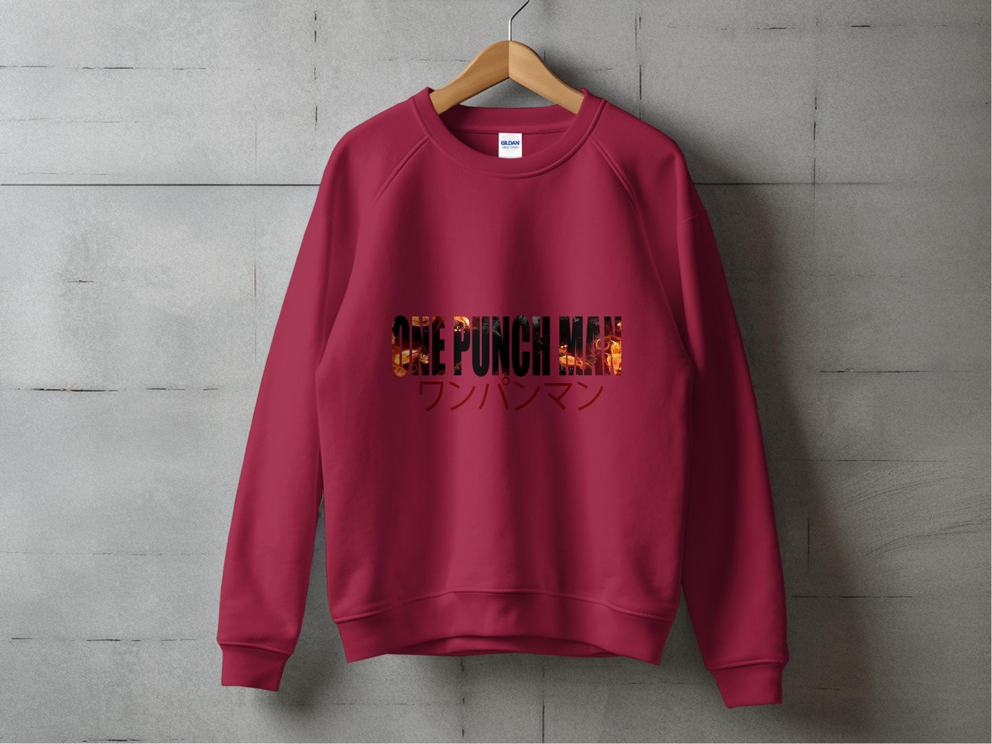 One Punch Man Anime Crew Neck Sweatshirt product type