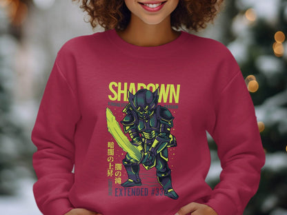 King Never Bargain Extended Knight Vector Art Sweater - Design & Vybe