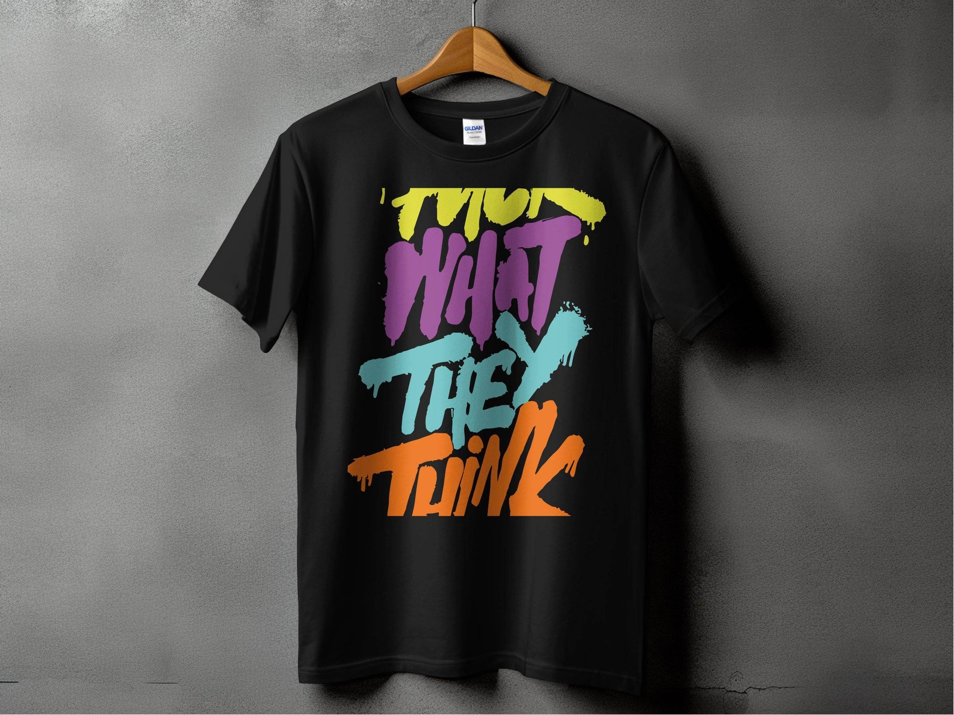 Bold Colorful Statement Graphic Tee Shirt product