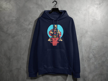 Inner Peace Meditating Monk Art Comfort Hoodie - Design & Vybe
