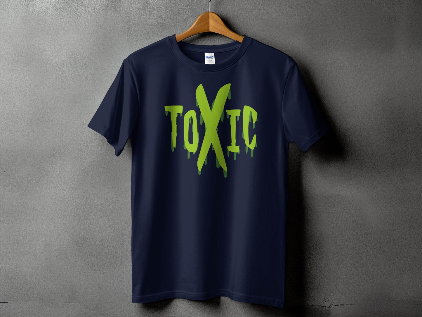 Unique Graphic Toxic Green Dripping Graffiti Text Design T-shirt - Design & Vybe