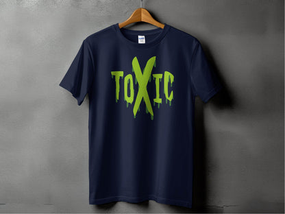 Unique Graphic Toxic Green Dripping Graffiti Text Design T-shirt - Design & Vybe