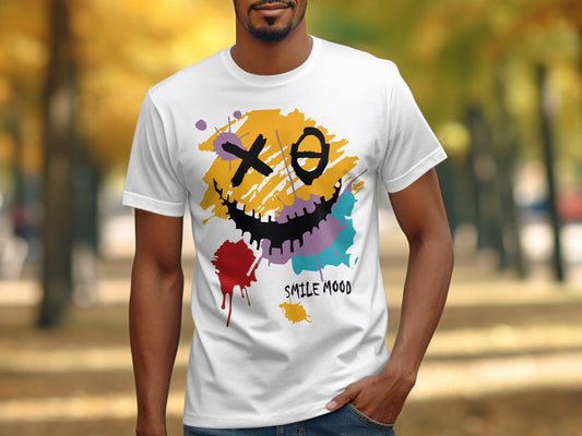 Smile Mood Colorful Graffiti Art Tee product