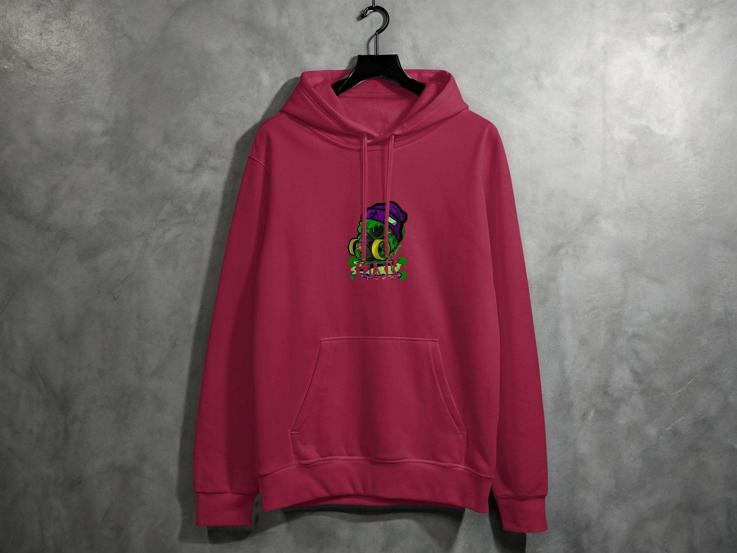 Toxic Waste Character Image Design Printed Graphic Hoodie - Design & Vybe
