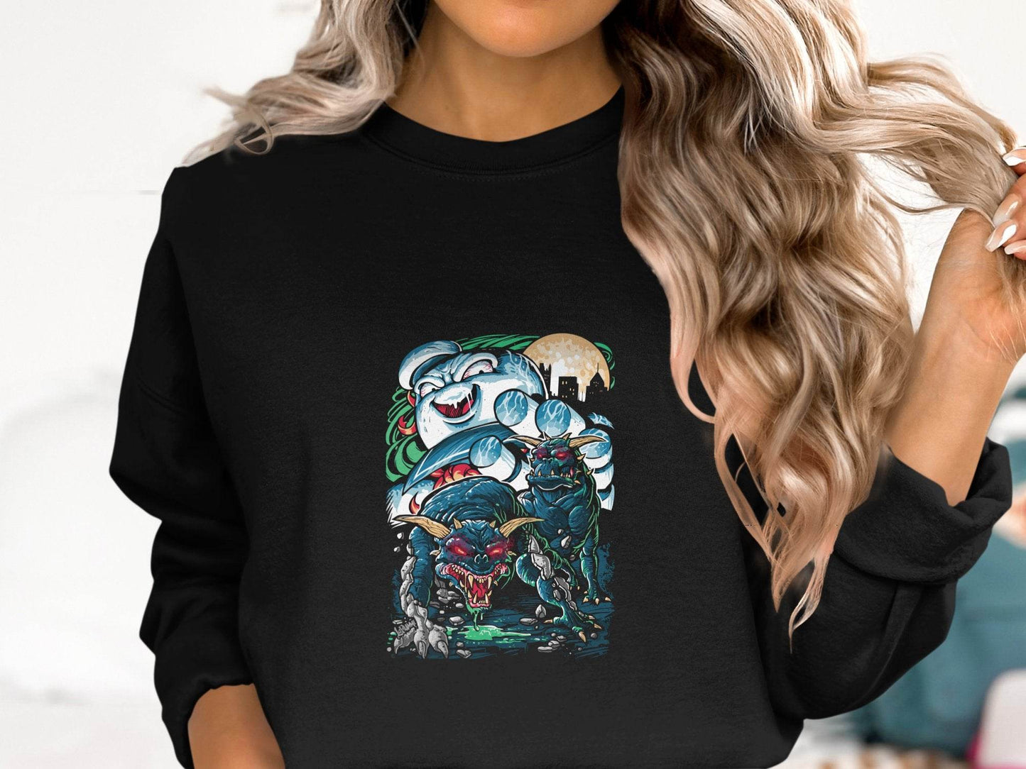Monstrous Creatures Graphic Design Artwork Sweater - Design & Vybe