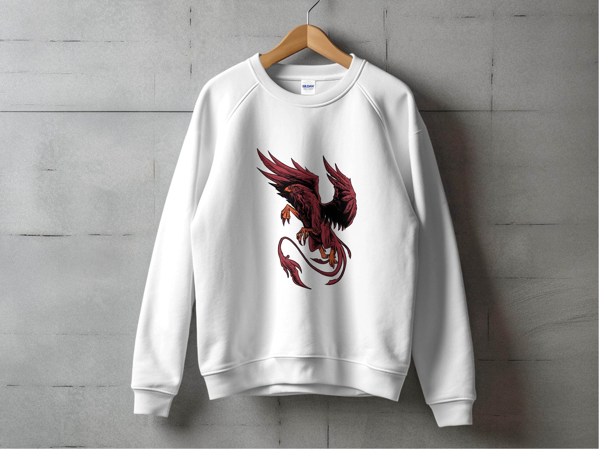 Fierce Mythical Creature Art Design Printed Sweater - Design & Vybe
