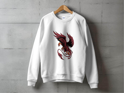 Fierce Mythical Creature Art Design Printed Sweater - Design & Vybe