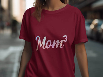 Mom Cubed Galaxy Design For Mothers Mothers Day T-Shirt - Design & Vybe