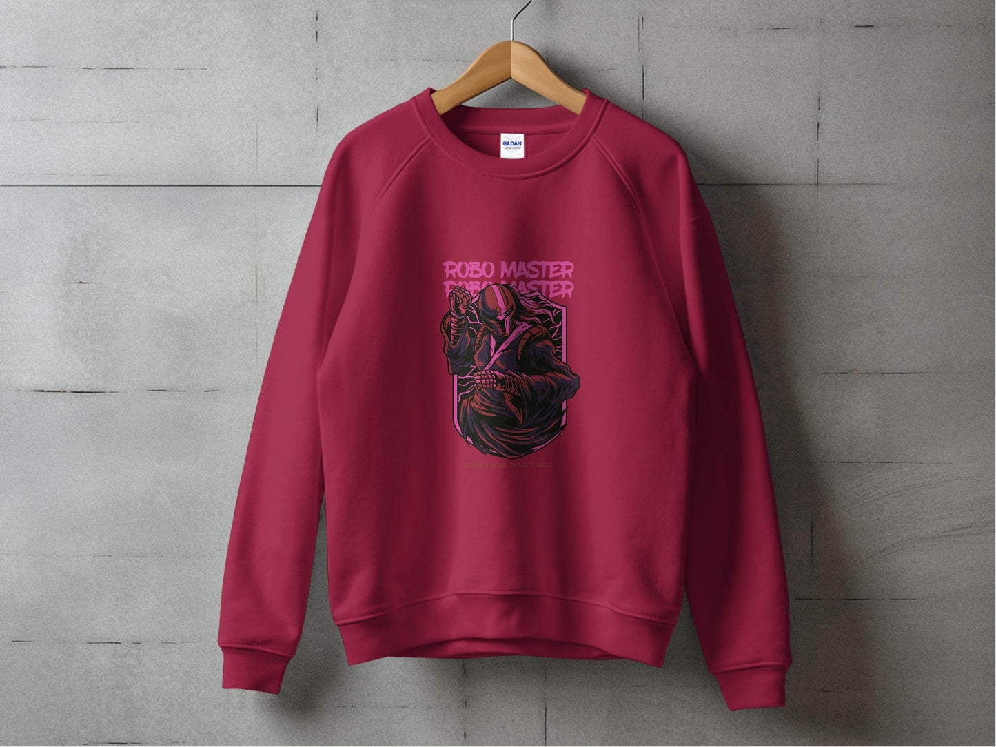 Robo Master Woman With Deadly Skill Graphic Design Sweater - Design & Vybe
