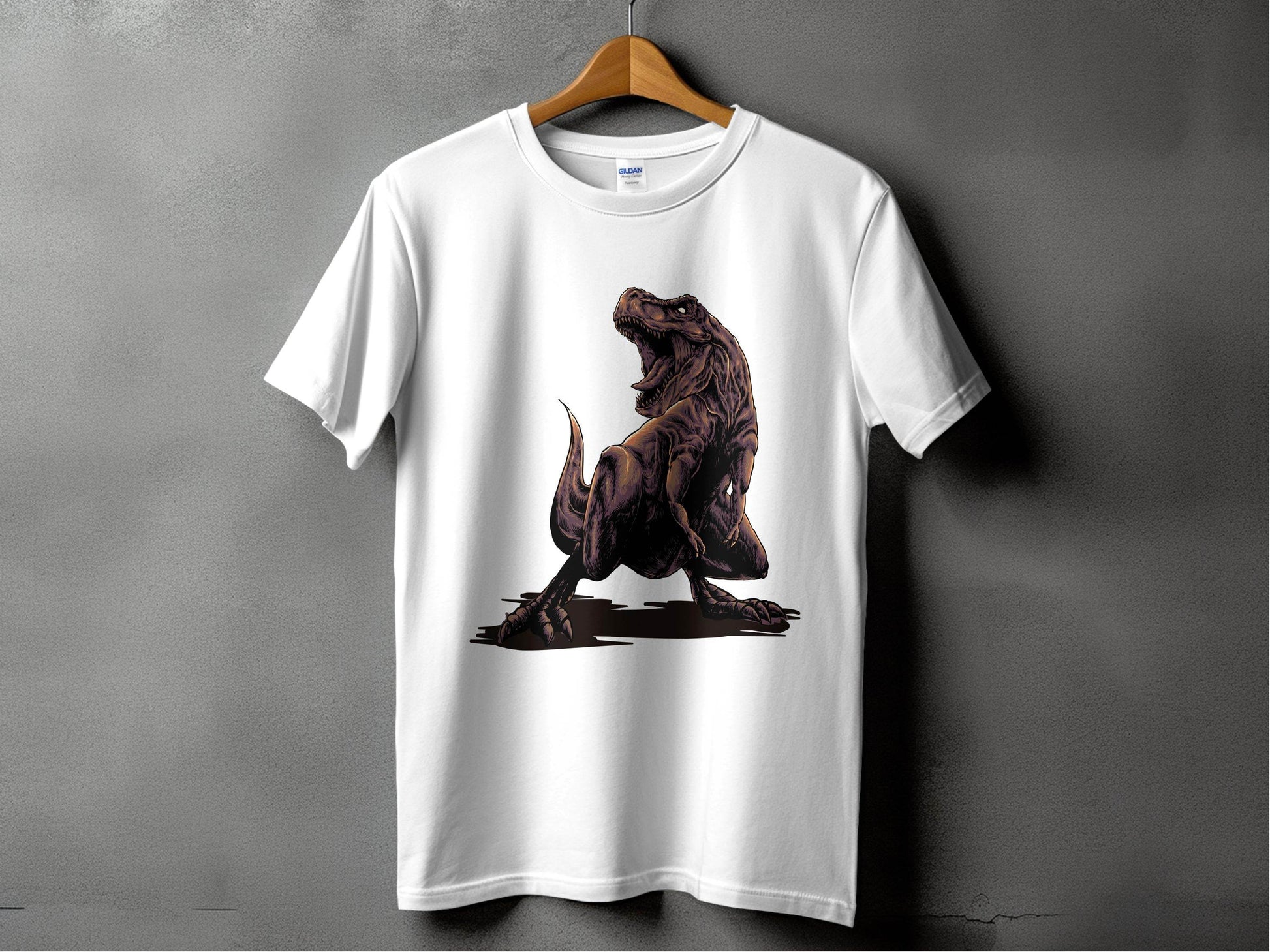 Fierce T-Rex Roaring Dinosaur Graphic T-Shirt - Design & Vybe