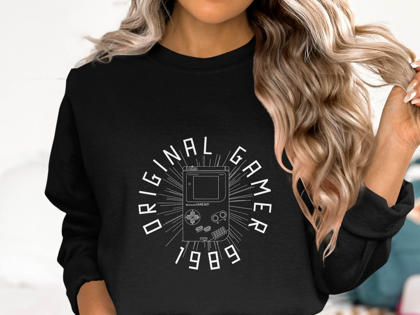 Original Gamer Nintendo Gameboy Since 1989 Design Sweater - Design & Vybe