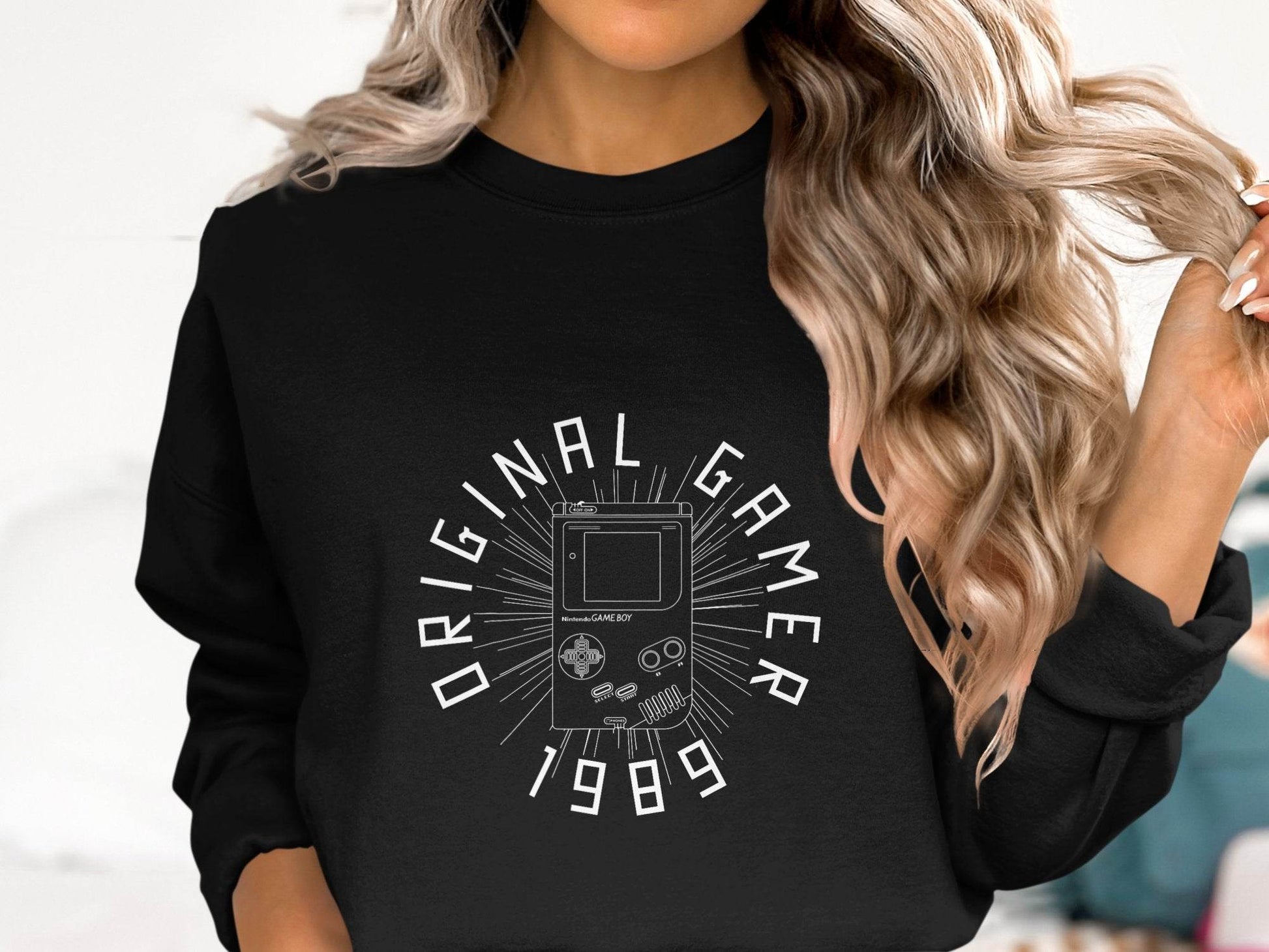 Original Gamer Nintendo Gameboy Since 1989 Design Sweater - Design & Vybe