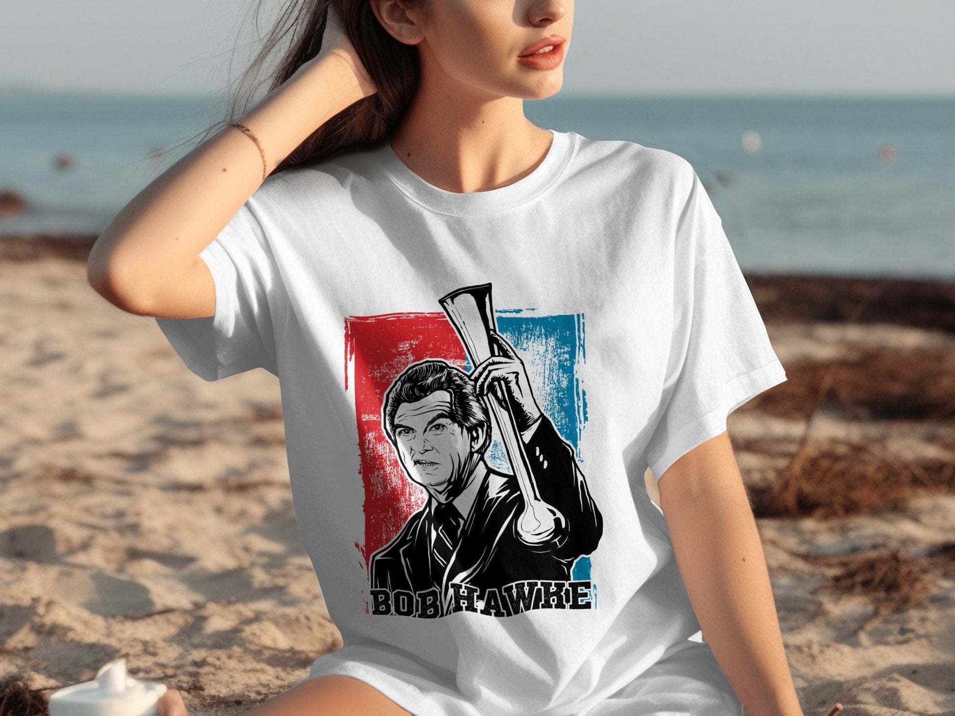 Bobalawie Celebratory Pose Artistic Graphic T-shirt product type