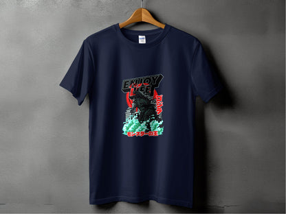 Enjoy Life Godzilla Monster King Of The Monsters T-Shirt - Design & Vybe