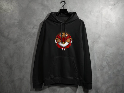 Funny Angry Donut Superhero Graphic Hoodie - Design & Vybe