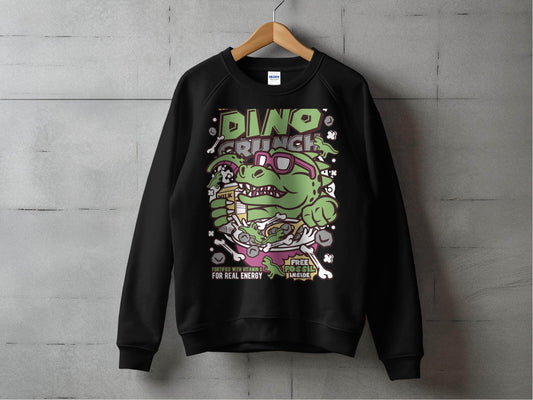 Dinosaur Cereal Crunch Tee for Fun Sweater - Design & Vybe