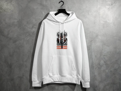 Strong Knight Samurai Graphic Funny Art Style Hoodie - Design & Vybe