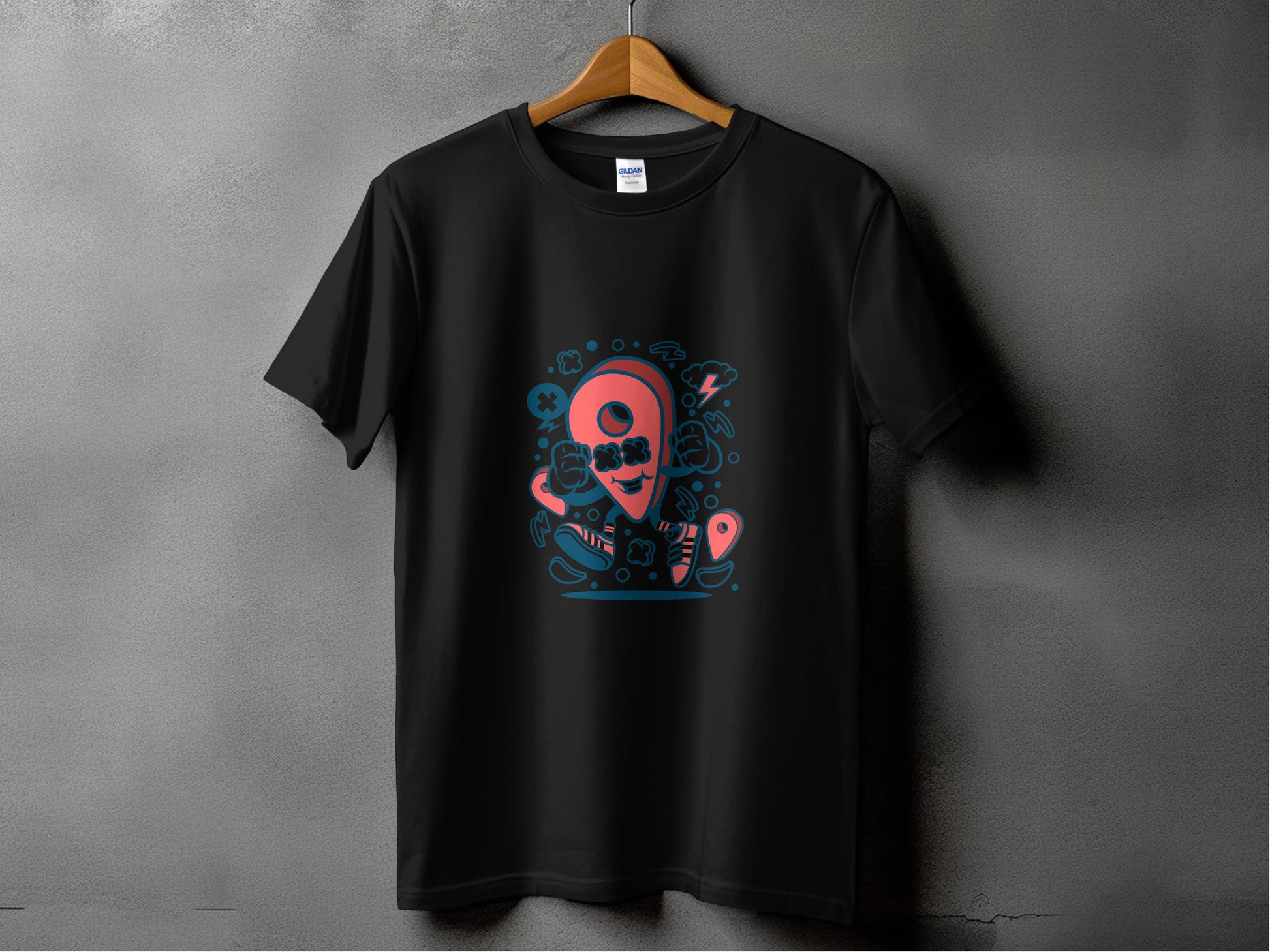 Artistic Skull and Guitar Design T-Shirt product