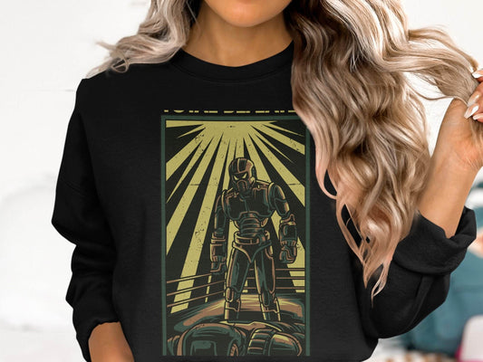 Total Defeated Back From The Death Stylish Graphic Sweater - Design & Vybe