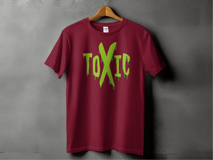 Unique Graphic Toxic Green Dripping Graffiti Text Design T-shirt - Design & Vybe