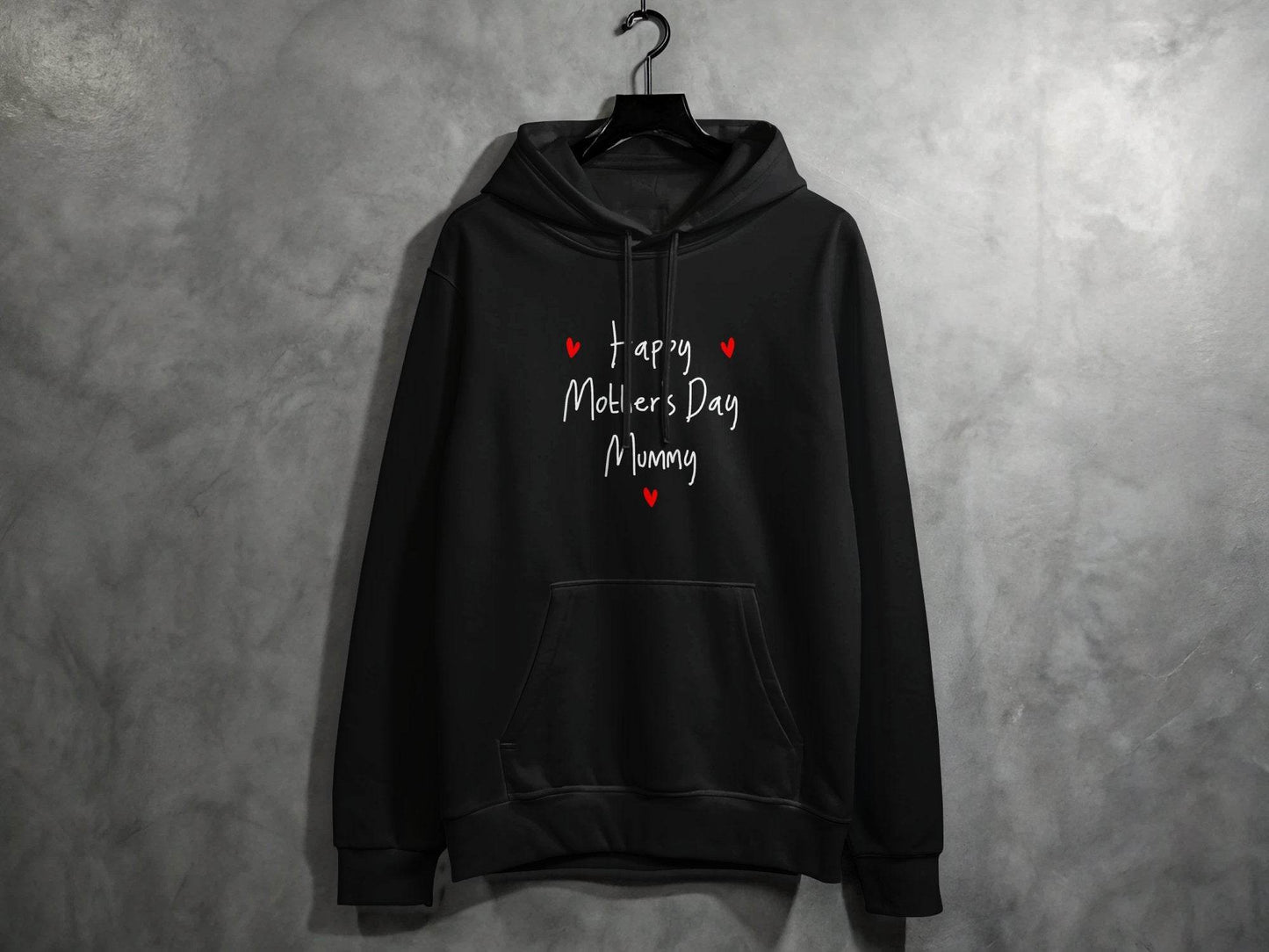 Happy Mother's Day Mummy Heart Design Graphic Hoodie - Design & Vybe