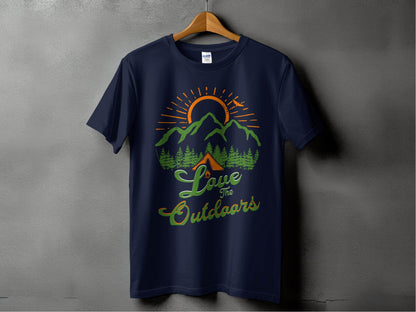 Love The Outdoors Graphic Adventure T-Shirt - Design & Vybe