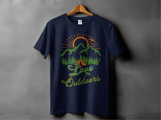 Love The Outdoors Graphic Adventure T-Shirt - Design & Vybe