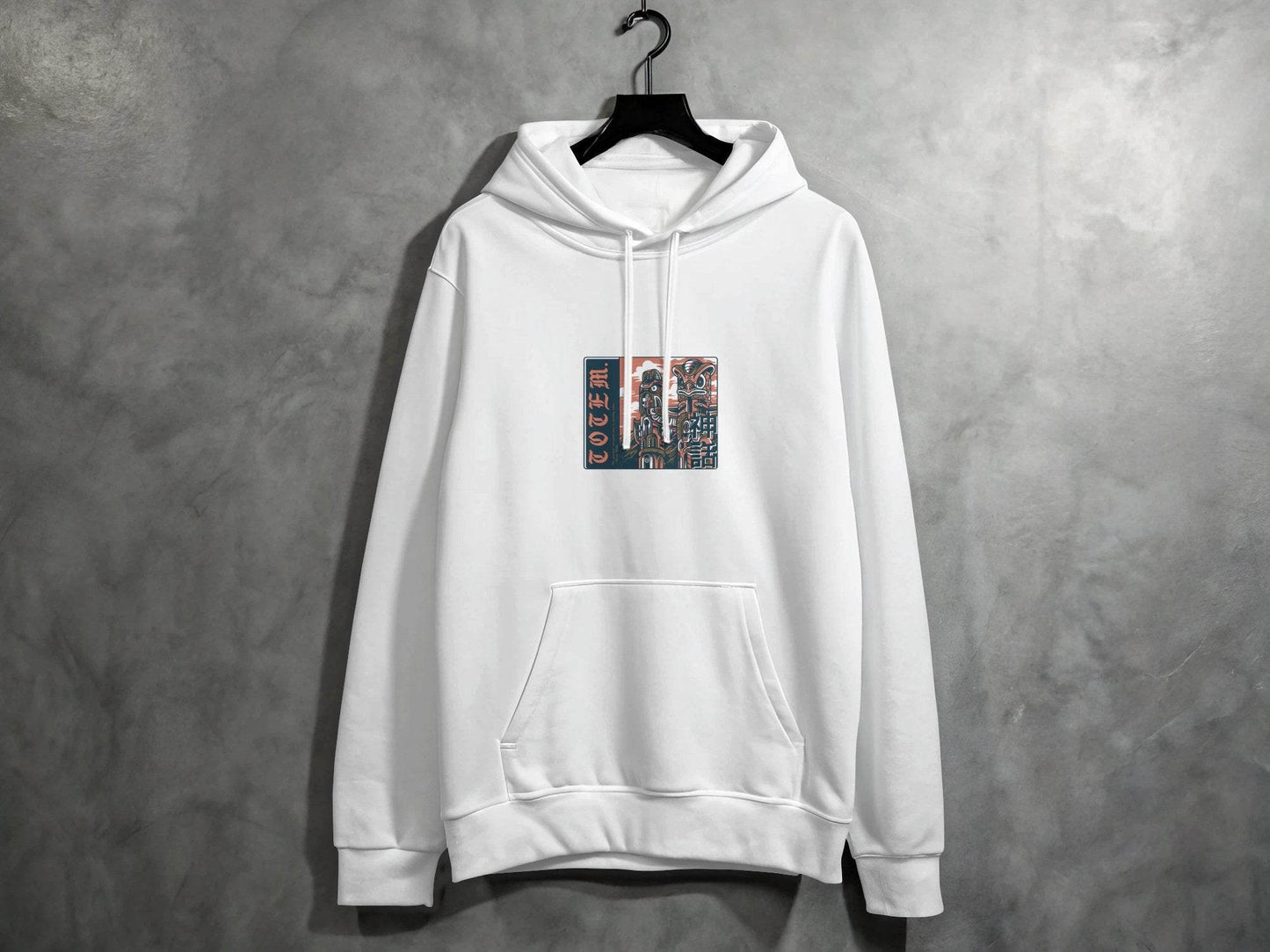 Totem Poles with Quote Be Yourself Oscar Wilde Hoodie - Design & Vybe