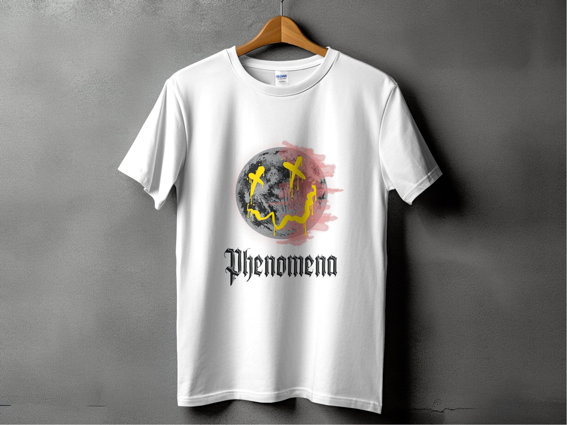 Phenomena Gothic Grunge Smile Face Design Style T-Shirt - Design & Vybe