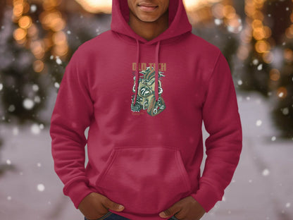 Old Tech Post End Cool Robot Design Graphic Hoodie - Design & Vybe