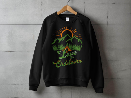 Love The Outdoors Graphic Adventure Sweater - Design & Vybe
