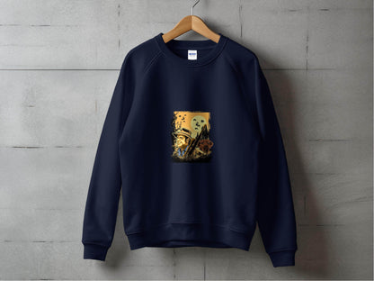 Hunter in the Wild with Loyal Dog Graphic Sweater - Design & Vybe
