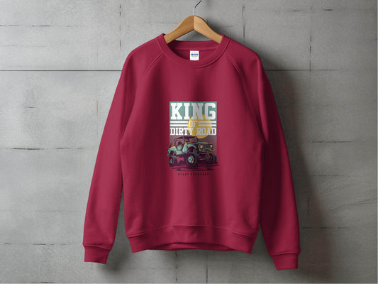 King Of Dirty Road Everyday Driving Adventure Sweater - Design & Vybe