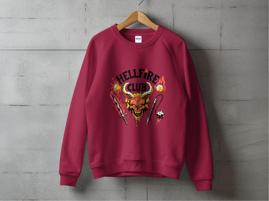 Hellfire Club Red Long Sleeve Graphic Sweatshirt product