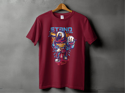 Stand Alone Cartoon Character Illustration Graphic T-Shirt - Design & Vybe
