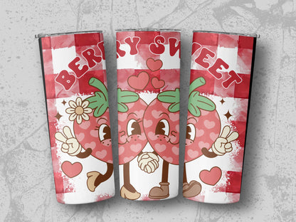 Berry Sweet Strawberry Design Tumbler product type