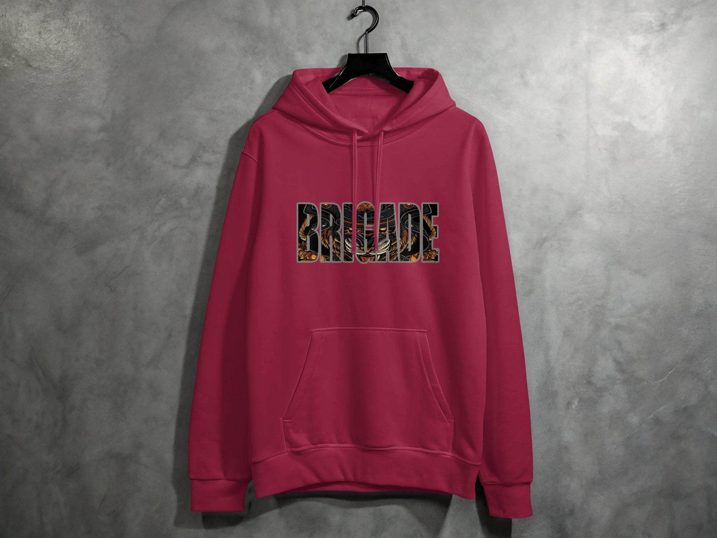 Brigade with Tiger Samurai Illustration Graphic Hoodie - Design & Vybe
