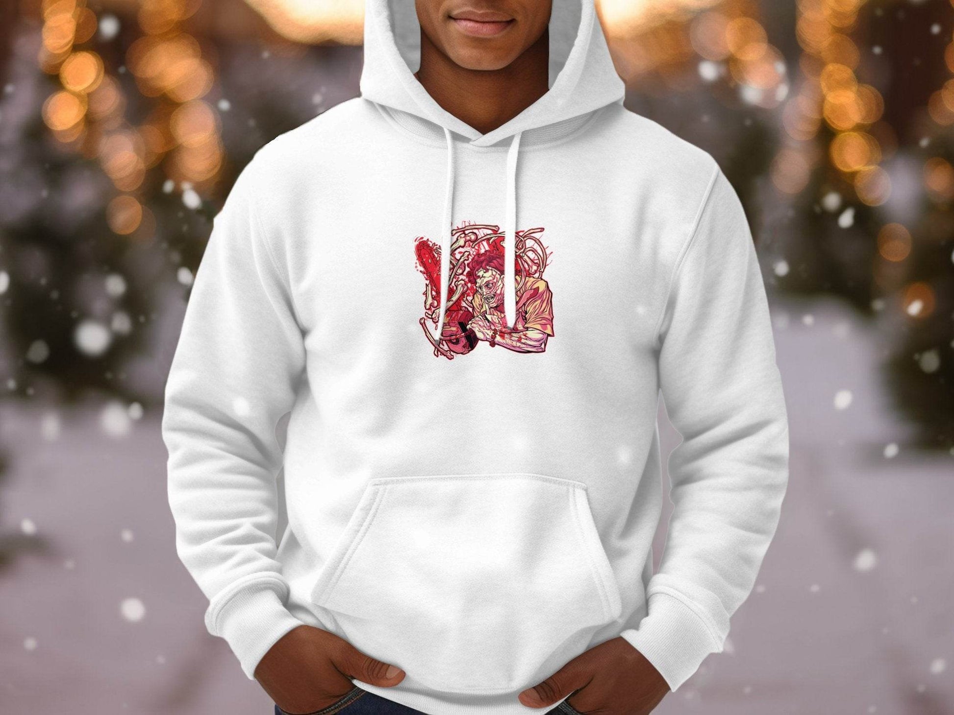 Chainsaw Massacre Graphic Style Design Awesome Hoodie - Design & Vybe