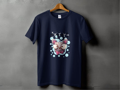 Cute Cartoon Kitty Graphic Design T-shirt product type