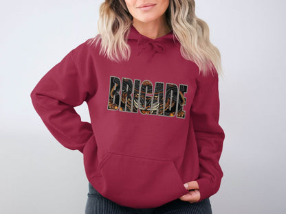 Brigade with Tiger Samurai Illustration Graphic Hoodie - Design & Vybe