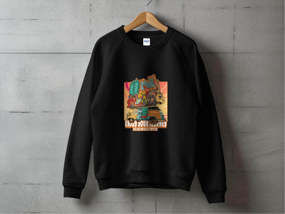 On The Road Again Travel Van Trip Artwork Sweater - Design & Vybe