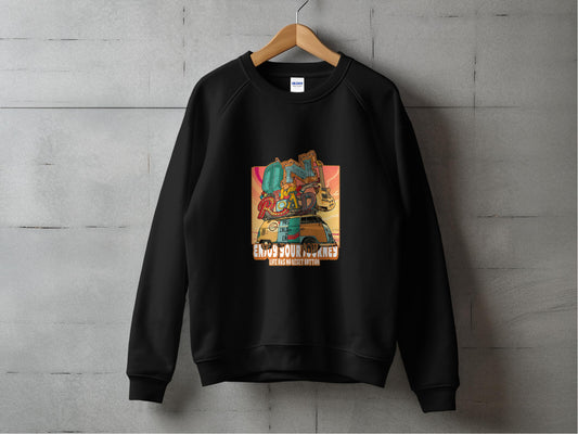 Fun Arcade Enjoy Soul Journey Black Sweatshirt product
