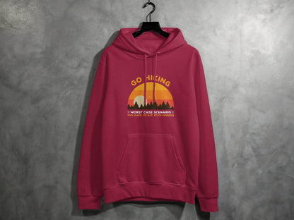 Go Hiking You Have To Eat Your Friends Sunset Design Hoodie - Design & Vybe