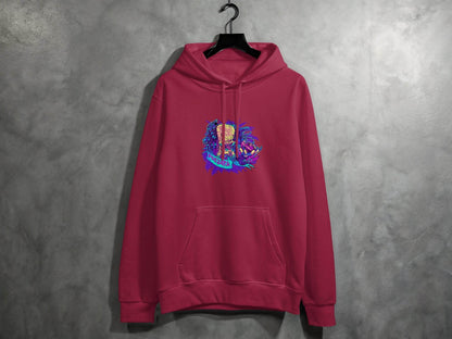 Predator Head With Leaves Awesome Graphic Design Hoodie - Design & Vybe