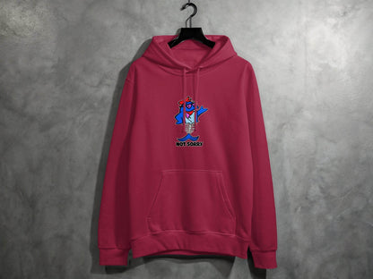Funny Not Sorry Fish Style Skeleton With Sunglasses Hoodie - Design & Vybe
